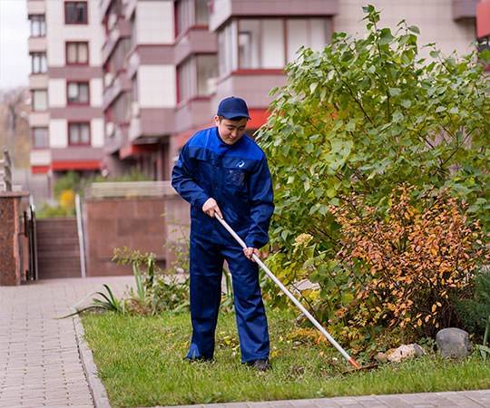 Уборка территории в Губкинском и  Ямало-Ненецком автономном округе